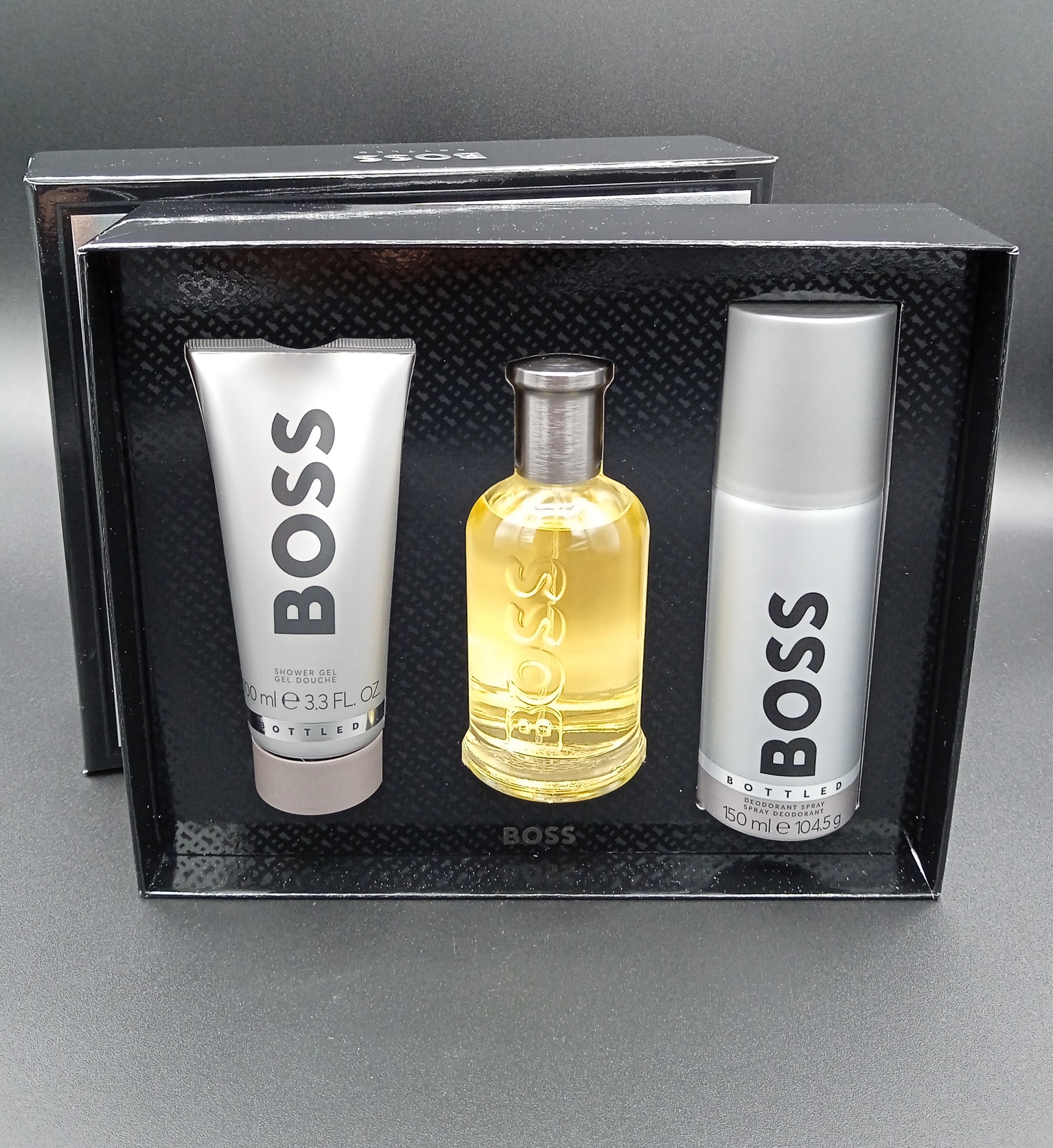 BOSS BOTTLED EDT 100+GEL+DEO 150SP.
