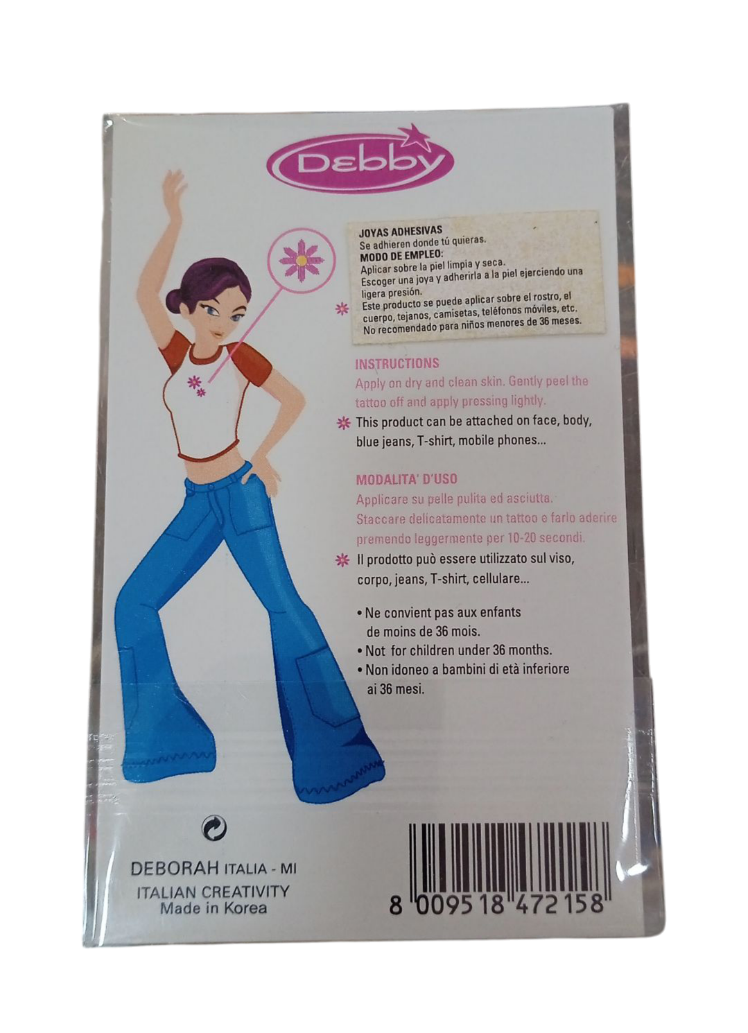 Debby JOYAS ADHESIVAS Nº 6