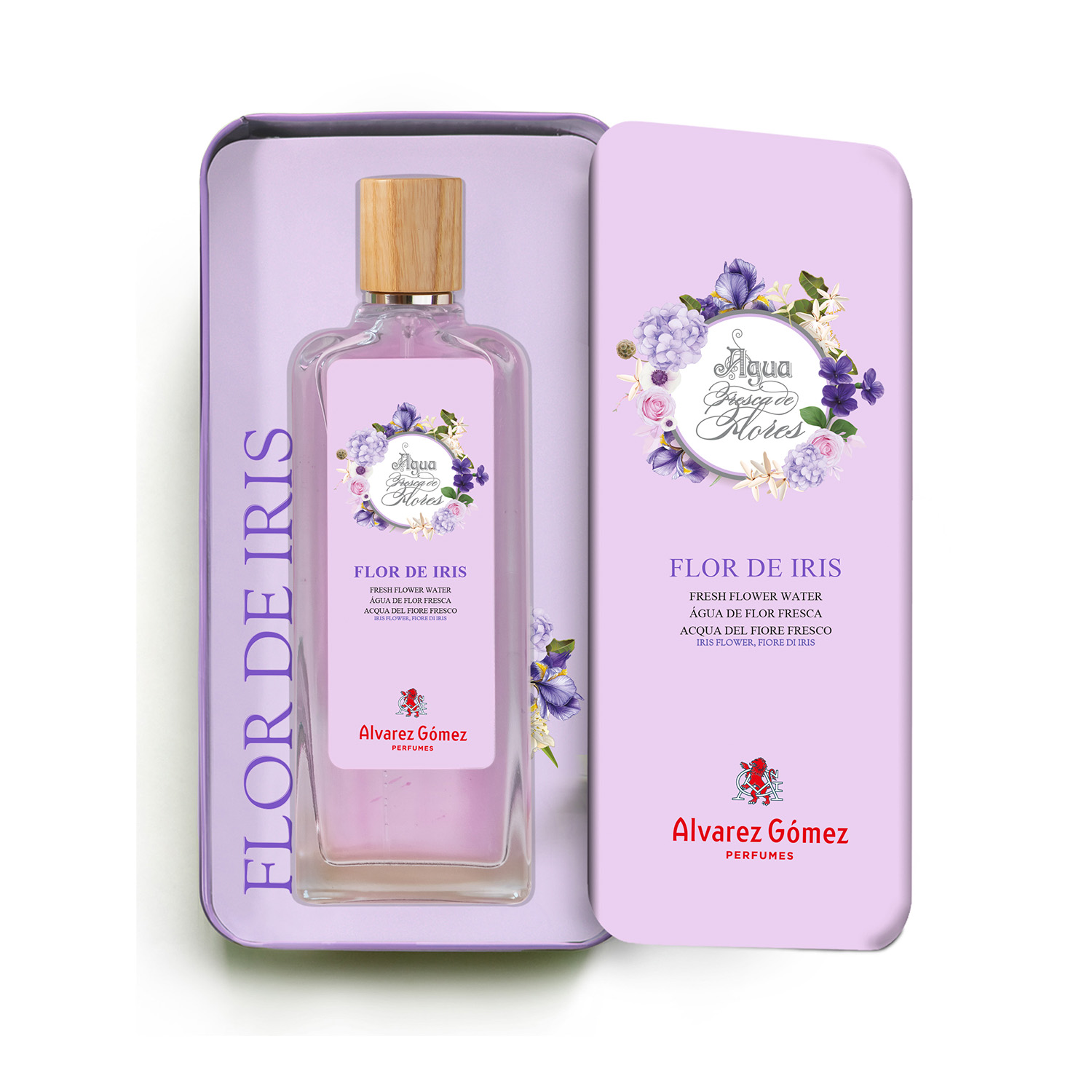 AGUA FRESCA DE FLORES FLOR DE IRIS 150ML